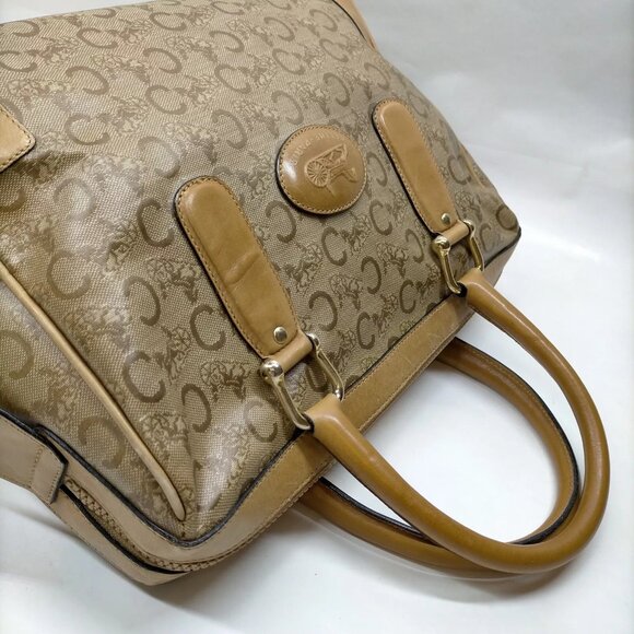 CELINE Hand Bag Brown Coated Canvas 3716222 - Picture 4 of 9